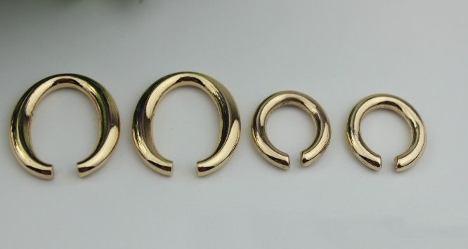 Round Ring Hook Connectors 12 16 mm Gold Metal Trigger Lobster Clasp Clip Purse Bag Handbag Handle Wholesale