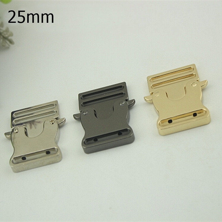 Adjustable Side Buckle 1 1 1/4 1 1/2 25 31 38mm Metal Quick Release Buckle Bag Handbag Backpack Dog Collar Belt Making Paracord Hardware