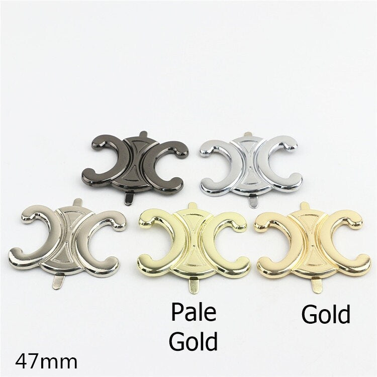 Metal Purse Label 1 3/8 1 7/8" 34 47mm Charm Tag Decoration Supply Heavy Duty Handbag Bag Making Replacement Hardware Wholesale Bulk