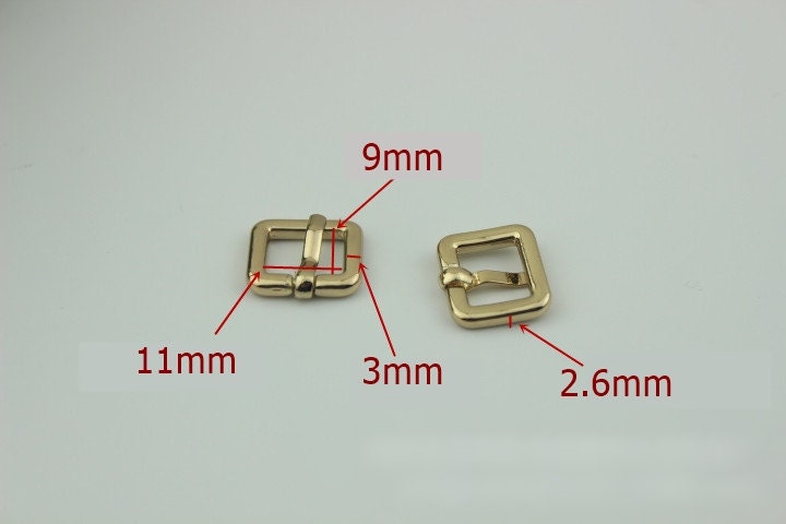 Pin Belt Buckle 3/8 1/2 5/8" 11 13 16mm Heavy Duty Center Bar Buckle Handbag Bag Making Replacement Notions Hardware Wholesale Bulk