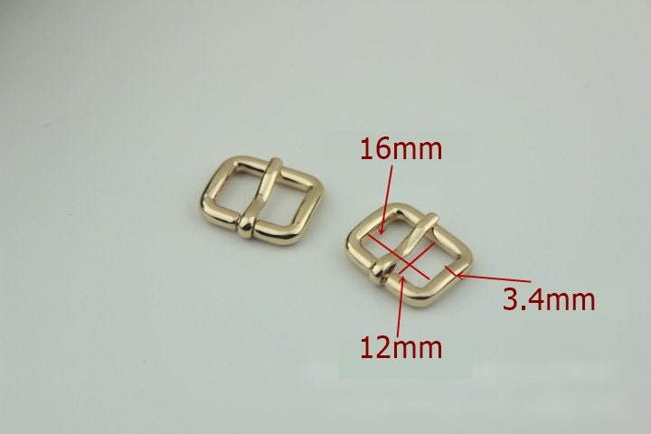 Pin Belt Buckle 3/8 1/2 5/8" 11 13 16mm Heavy Duty Center Bar Buckle Handbag Bag Making Replacement Notions Hardware Wholesale Bulk