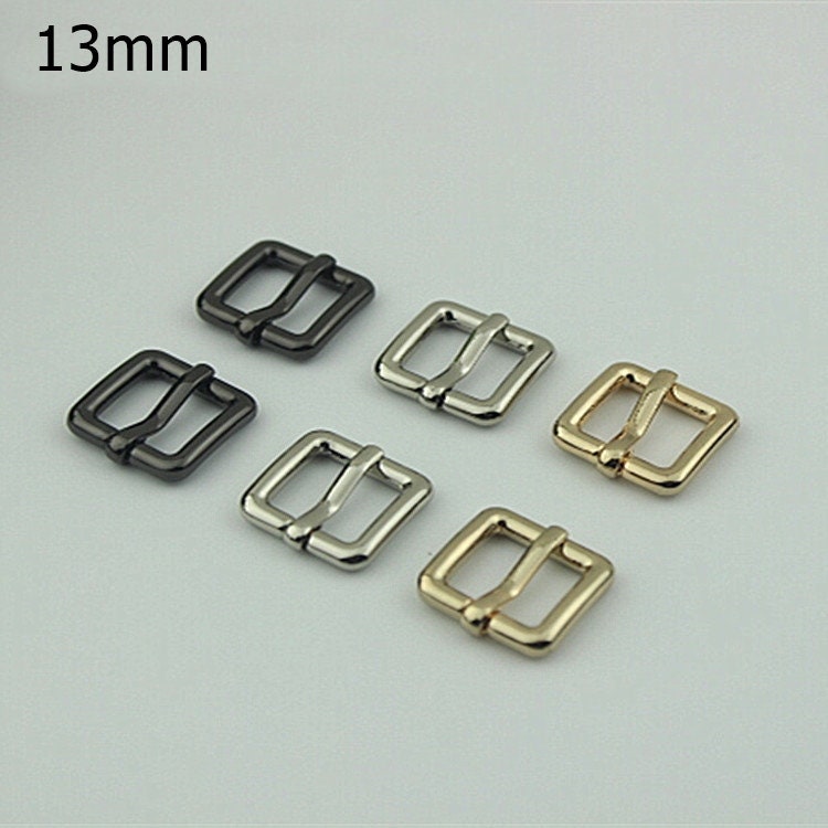 Pin Belt Buckle 3/8 1/2 5/8" 11 13 16mm Heavy Duty Center Bar Buckle Handbag Bag Making Replacement Notions Hardware Wholesale Bulk