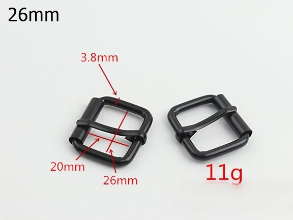 Pin Belt Buckle 1/2 5/8 3/4 1 1 1/4 1 1/2" 13 17 20 26 32 38mm Heavy Duty Bar Buckle Handbag Bag Making Replacement Notions Wholesale Bulk