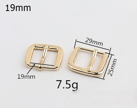 Pin Belt Buckle 5/8 3/4 1" 16 19 25mm Heavy Duty Center Bar Buckle Handbag Bag Making Replacement Notions Hardware Wholesale Bulk