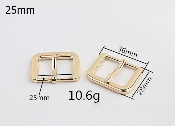 Pin Belt Buckle 5/8 3/4 1" 16 19 25mm Heavy Duty Center Bar Buckle Handbag Bag Making Replacement Notions Hardware Wholesale Bulk