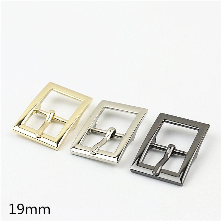 Pin Belt Buckle 5/8 3/4 1 1 1/4 1 1/2" 16 19 25 32 38mm Heavy Duty Center Bar Buckle Handbag Bag Making Replacement Notions Wholesale Bulk