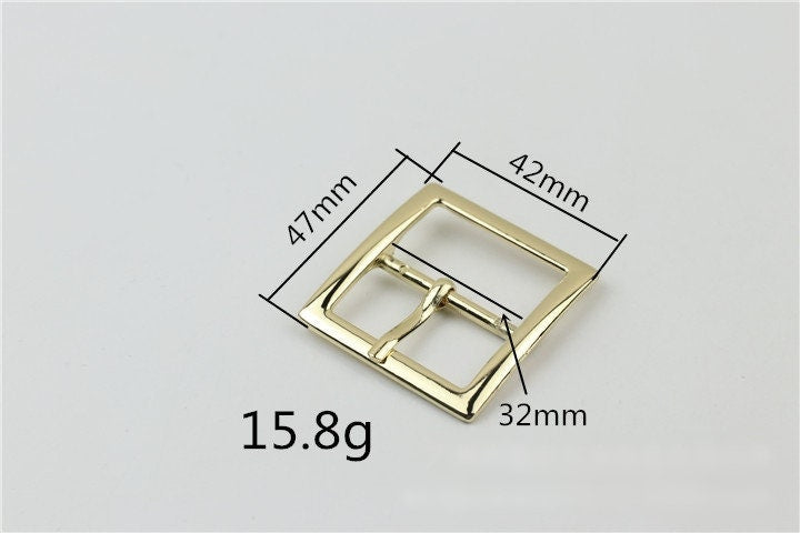 Pin Belt Buckle 5/8 3/4 1 1 1/4 1 1/2" 16 19 25 32 38mm Heavy Duty Center Bar Buckle Handbag Bag Making Replacement Notions Wholesale Bulk