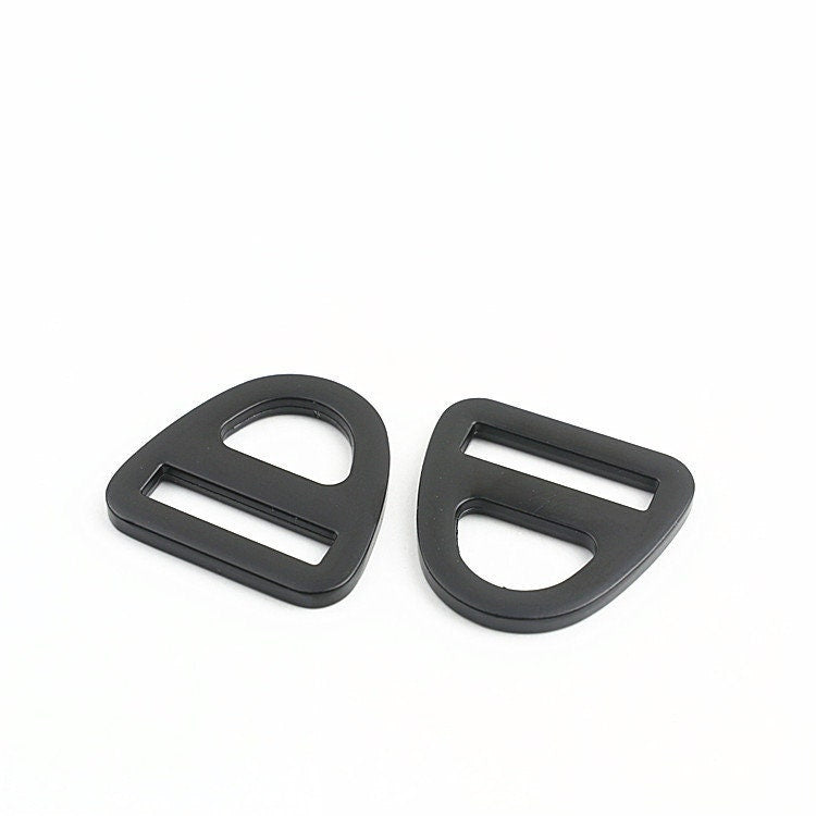 Double Loop Buckle 3/4 1" 20 26mm Purse Belt Webbing Strap Slider Tri Glide Adjuster Ring Connector Bag Making Hardware