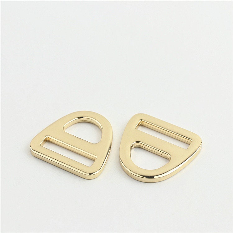 Double Loop Buckle 3/4 1" 20 26mm Purse Belt Webbing Strap Slider Tri Glide Adjuster Ring Connector Bag Making Hardware