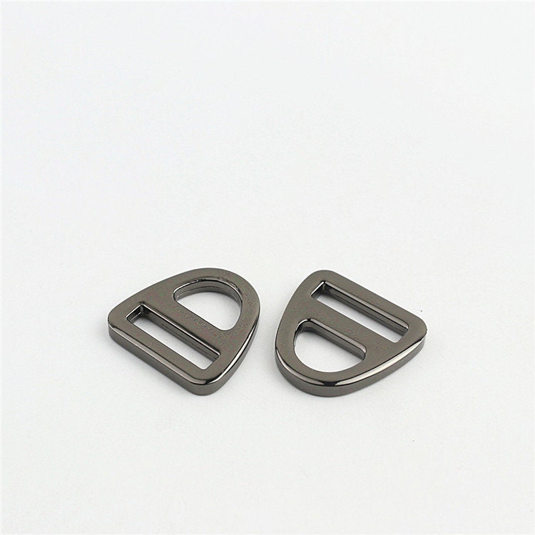 Double Loop Buckle 3/4 1" 20 26mm Purse Belt Webbing Strap Slider Tri Glide Adjuster Ring Connector Bag Making Hardware