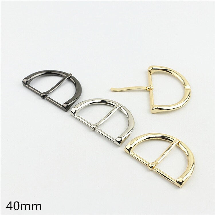 Pin Belt Buckle 7/8 1 1/4 1 5/8 2" 23 32 40 50mm Heavy Duty Center Bar Buckle Handbag Bag Making Replacement Notions Hardware Wholesale Bulk