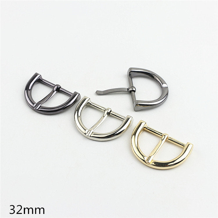 Pin Belt Buckle 7/8 1 1/4 1 5/8 2" 23 32 40 50mm Heavy Duty Center Bar Buckle Handbag Bag Making Replacement Notions Hardware Wholesale Bulk