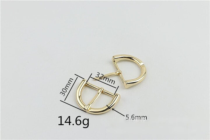 Pin Belt Buckle 7/8 1 1/4 1 5/8 2" 23 32 40 50mm Heavy Duty Center Bar Buckle Handbag Bag Making Replacement Notions Hardware Wholesale Bulk