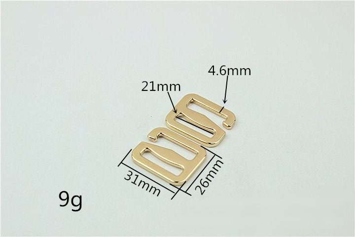 Hook Slider Buckle 7/8 1 1 1/4 1 1/2" 21 26 32 38mm Purse Belt Webbing Strap Slider Tri Glide Adjuster Ring Connector Bag Making Hardware