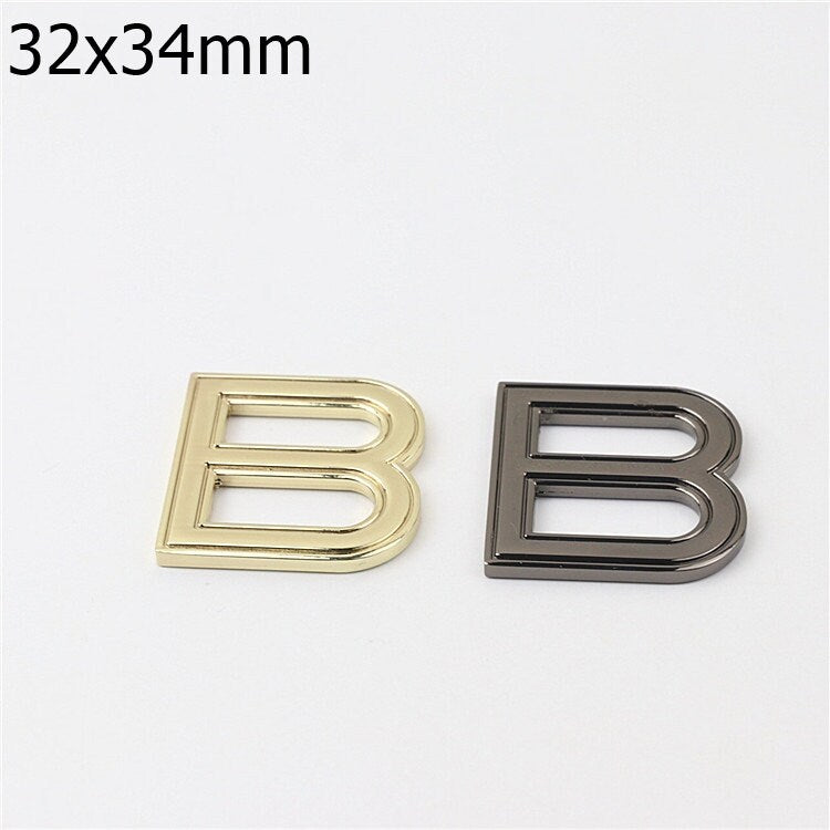 Metal Purse Label 1 3/8 1 5/8" 34 41mm Charm Tag Decoration Supply Heavy Duty Handbag Bag Making Replacement Hardware Wholesale Bulk