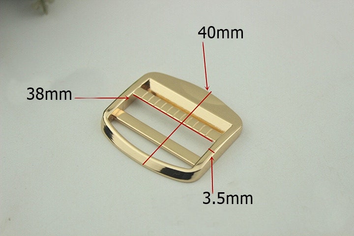 Ladder Lock Buckle 3/4 1 1 1/4 1 1/2" 19 25 32 38mm Tension Lock Strap Slider Belt Slide Adjuster Buckle Bag Making Replacement Hardware