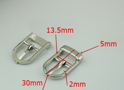 Pin Belt Buckle 1/2 5/8 3/4 1" 13 17 19 25mm Heavy Duty Center Bar Buckle Handbag Bag Making Replacement Notions Hardware Wholesale Bulk