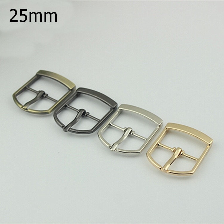 Pin Belt Buckle 1/2 5/8 3/4 1" 13 17 19 25mm Heavy Duty Center Bar Buckle Handbag Bag Making Replacement Notions Hardware Wholesale Bulk