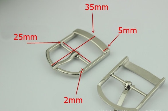 Pin Belt Buckle 1/2 5/8 3/4 1" 13 17 19 25mm Heavy Duty Center Bar Buckle Handbag Bag Making Replacement Notions Hardware Wholesale Bulk