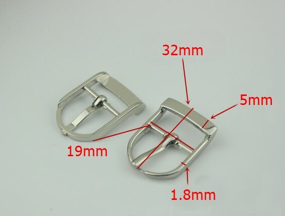 Pin Belt Buckle 1/2 5/8 3/4 1" 13 17 19 25mm Heavy Duty Center Bar Buckle Handbag Bag Making Replacement Notions Hardware Wholesale Bulk