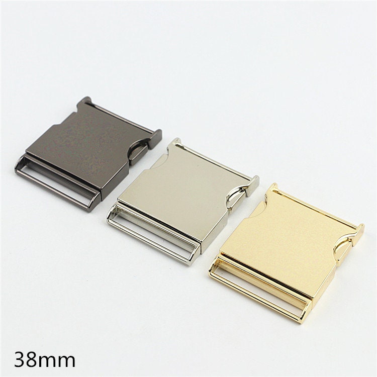 Adjustable Side Buckle 1 1 1/4 1 1/2 25 30 38mm Metal Quick Release Buckle Bag Handbag Backpack Dog Collar Belt Making Paracord Hardware