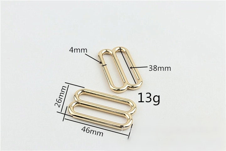 Double Oval Loop Buckle 3/4 1 1/4 1 1/2" 20 25 32 38mm Purse Belt Webbing Strap Slider Tri Glide Adjuster Ring Connector Bag Making Hardware