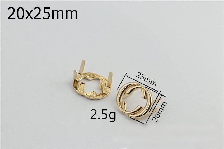 Metal Purse Label 3/4 1 1 1/8" 16 20 25mm Charm Tag Decoration Supply Heavy Duty Handbag Bag Making Replacement Hardware Wholesale Bulk