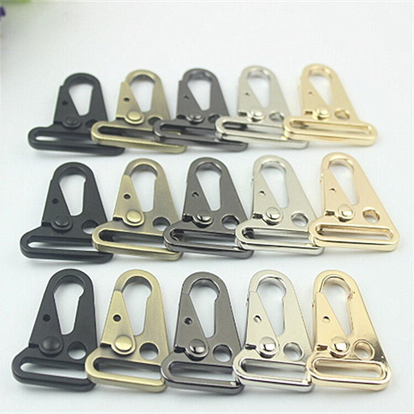 Swivel Lever Snap Hook 25 32 38 mm Alloy Metal Spring Trigger Lobster Clasp Clip Purse Bag Handbag Strap Handle Rings DIY Wholesale