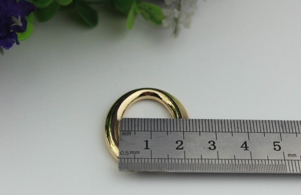 Round Ring Hook Connectors 12 16 mm Gold Metal Trigger Lobster Clasp Clip Purse Bag Handbag Handle Wholesale