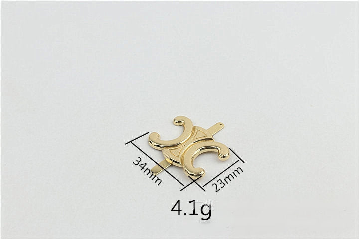 Metal Purse Label 1 3/8 1 7/8" 34 47mm Charm Tag Decoration Supply Heavy Duty Handbag Bag Making Replacement Hardware Wholesale Bulk