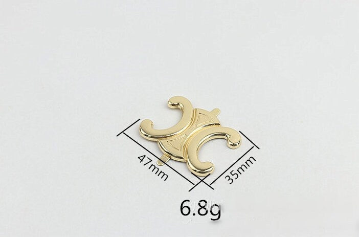 Metal Purse Label 1 3/8 1 7/8" 34 47mm Charm Tag Decoration Supply Heavy Duty Handbag Bag Making Replacement Hardware Wholesale Bulk