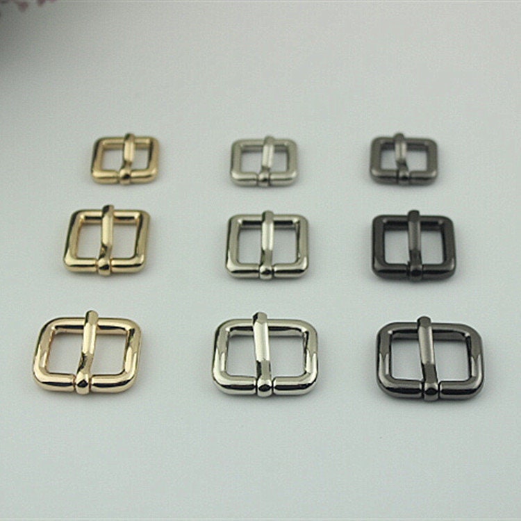 Pin Belt Buckle 3/8 1/2 5/8" 11 13 16mm Heavy Duty Center Bar Buckle Handbag Bag Making Replacement Notions Hardware Wholesale Bulk