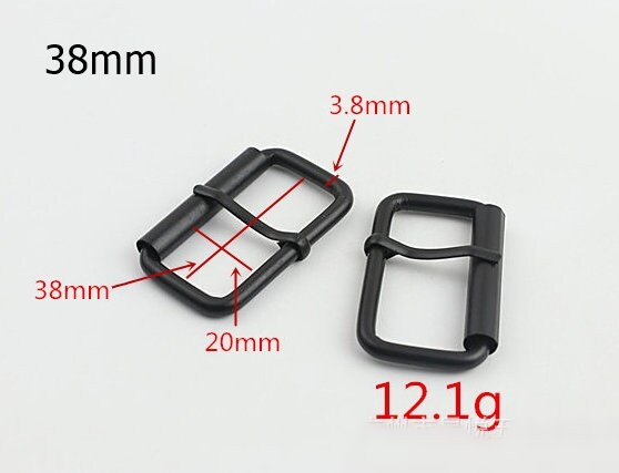 Pin Belt Buckle 1/2 5/8 3/4 1 1 1/4 1 1/2" 13 17 20 26 32 38mm Heavy Duty Bar Buckle Handbag Bag Making Replacement Notions Wholesale Bulk