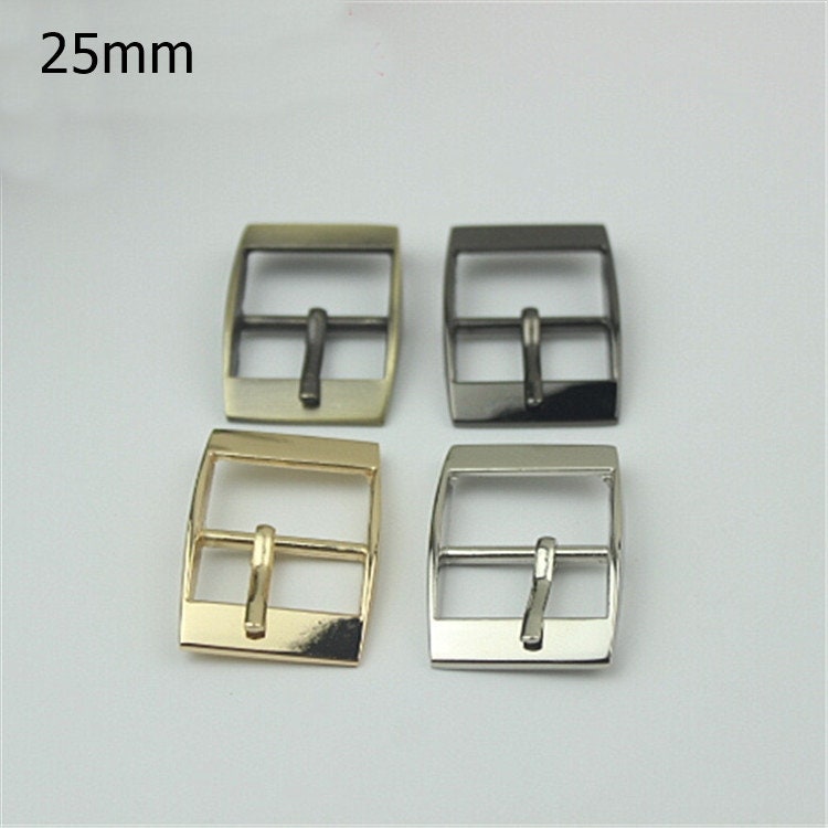 Pin Belt Buckle 5/8 3/4 1 1 1/4" 16 19 25 32mm Heavy Duty Center Bar Buckle Handbag Bag Making Replacement Notions Hardware Wholesale Bulk