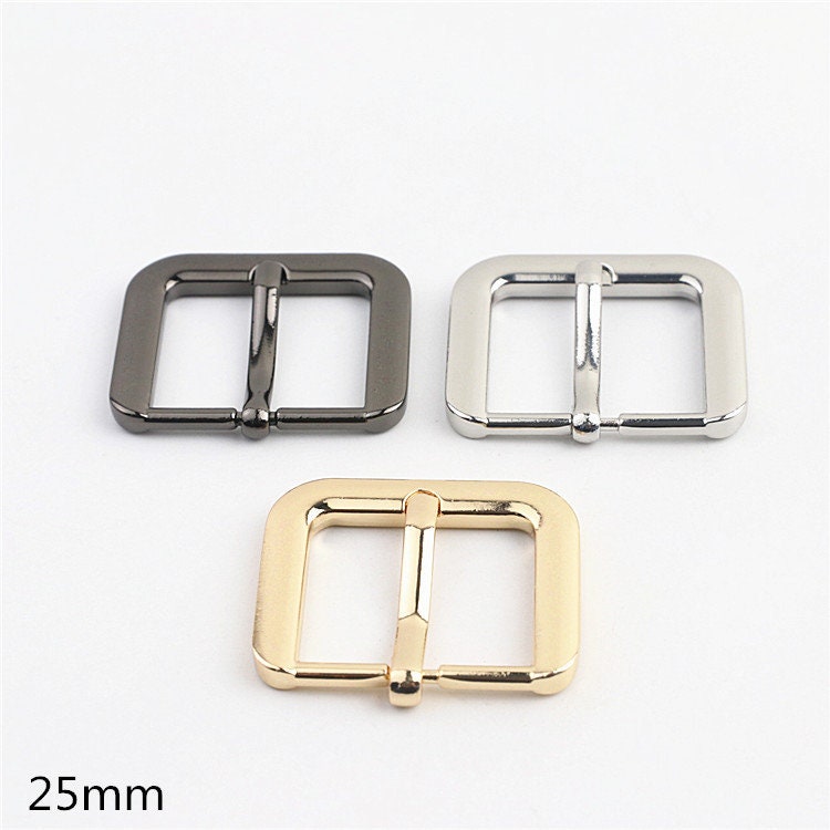 Pin Belt Buckle 5/8 3/4 1" 16 19 25mm Heavy Duty Center Bar Buckle Handbag Bag Making Replacement Notions Hardware Wholesale Bulk