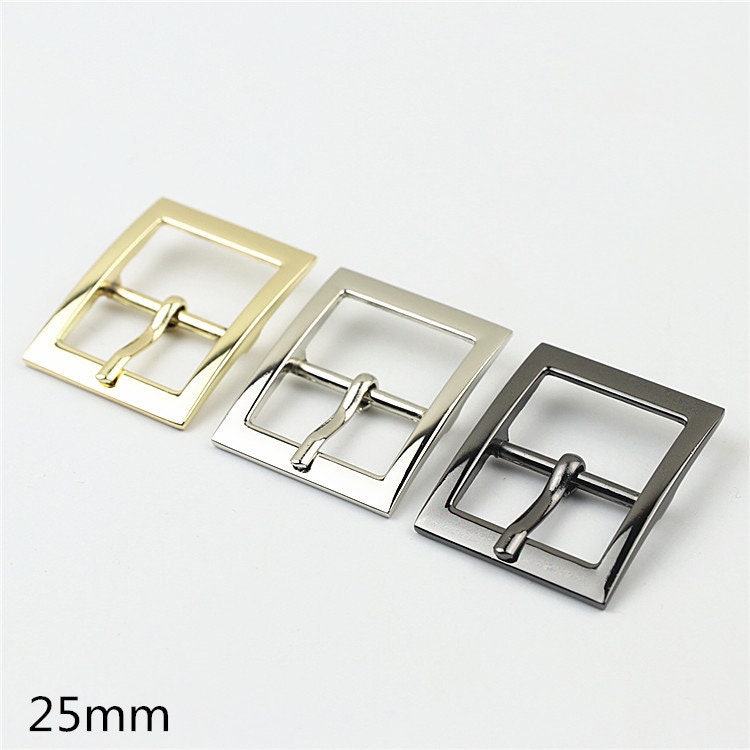 Pin Belt Buckle 5/8 3/4 1 1 1/4 1 1/2" 16 19 25 32 38mm Heavy Duty Center Bar Buckle Handbag Bag Making Replacement Notions Wholesale Bulk