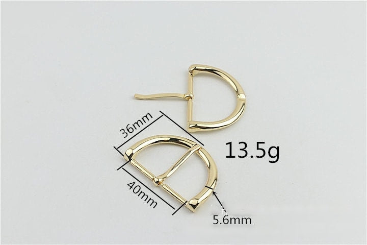 Pin Belt Buckle 7/8 1 1/4 1 5/8 2" 23 32 40 50mm Heavy Duty Center Bar Buckle Handbag Bag Making Replacement Notions Hardware Wholesale Bulk