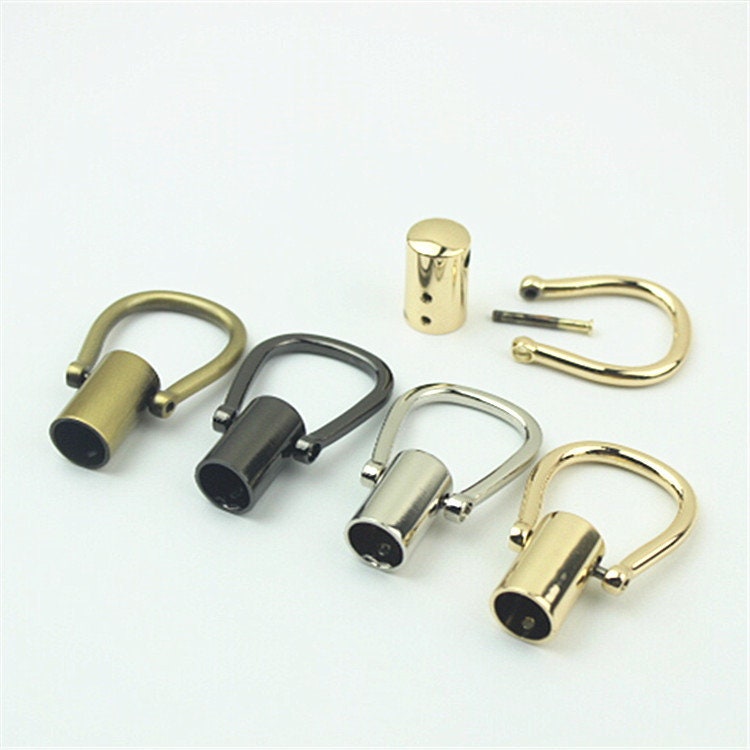 Strap Handles Connector 7/8 Inch 23mm Lock Buckle Gold Hardware Leather Purse Bag Handbag Clutch Backpack Diy Supplies