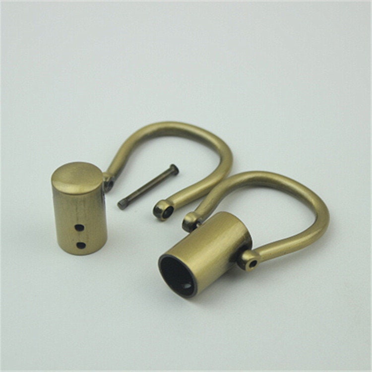 Strap Handles Connector 7/8 Inch 23mm Lock Buckle Gold Hardware Leather Purse Bag Handbag Clutch Backpack Diy Supplies