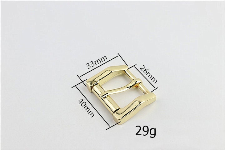 Pin Belt Buckle 1" 26mm Heavy Duty Center Bar Buckle Handbag Bag Making Replacement Notions Hardware Wholesale Bulk