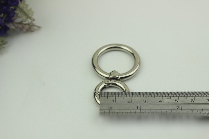 Spring O Ring Swivel Snap 5/8" 15mm Extend Purse Bag Chain Strap Key Fob Keyring Dog Leash Metal Trigger Clasp Clip