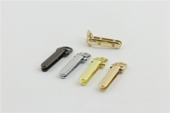 Strap Handles Connector 1/4 Inch 8mm Lock Buckle Gold Hardware Leather Purse Bag Handbag Clutch Backpack Diy Supplies