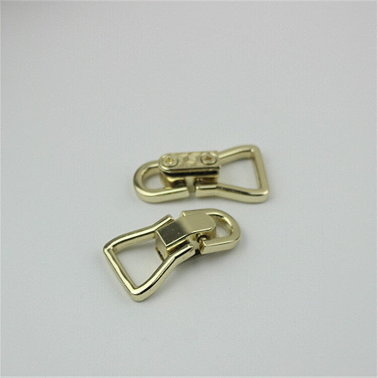 Strap Handles Connector 1/4 5/8 Inch 8 15mm Lock Buckle Gold Hardware Leather Purse Bag Handbag Clutch Backpack Diy Supplies