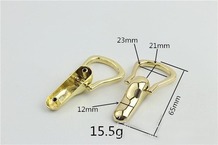 Strap Handles Connector 7/8 Inch 23mm Lock Buckle Gold Hardware Leather Purse Bag Handbag Clutch Backpack Diy Supplies