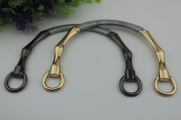 Ring Strap Handles Connector 6 5/8" 165mm Lock Buckle Gold Gunmetal Black Hardware Leather Purse Bag Handbag Clutch Backpack Diy Supplies