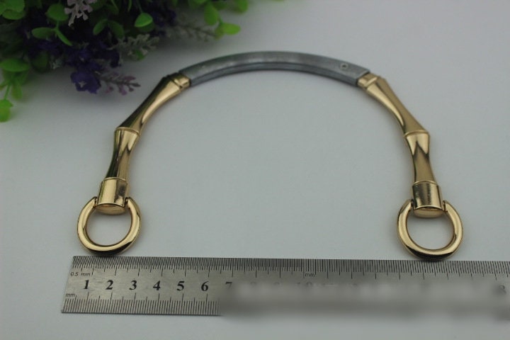 Ring Strap Handles Connector 6 5/8" 165mm Lock Buckle Gold Gunmetal Black Hardware Leather Purse Bag Handbag Clutch Backpack Diy Supplies