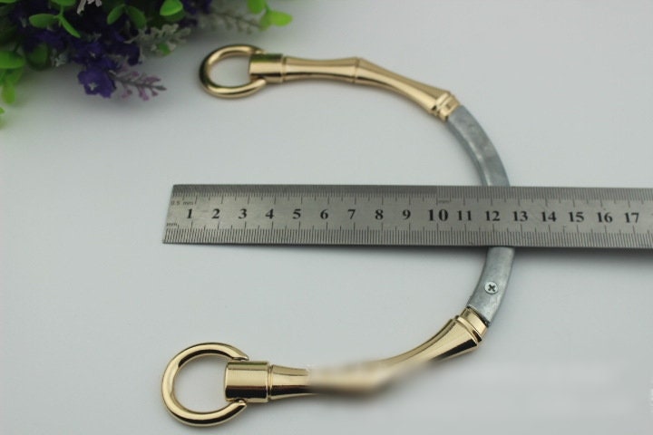 Ring Strap Handles Connector 6 5/8" 165mm Lock Buckle Gold Gunmetal Black Hardware Leather Purse Bag Handbag Clutch Backpack Diy Supplies