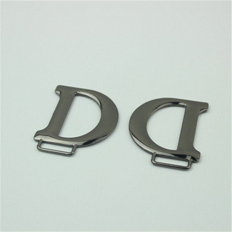 Metal Purse Label 1 7/8" 48mm Charm Tag Decoration Supply Heavy Duty Handbag Bag Making Replacement Hardware Wholesale Bulk