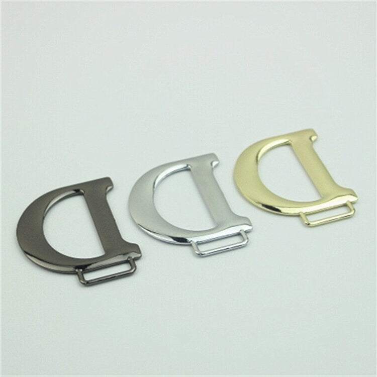 Metal Purse Label 1 7/8" 48mm Charm Tag Decoration Supply Heavy Duty Handbag Bag Making Replacement Hardware Wholesale Bulk