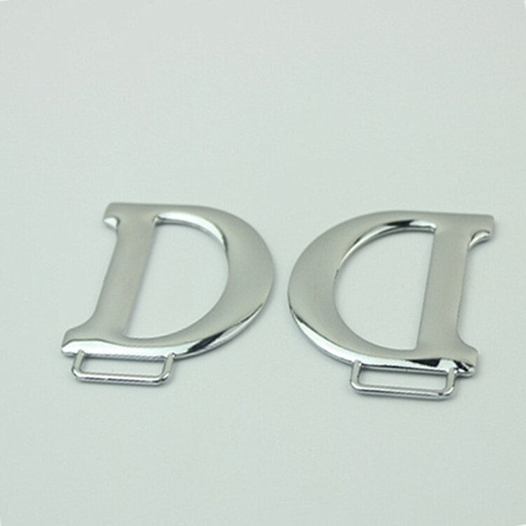 Metal Purse Label 1 7/8" 48mm Charm Tag Decoration Supply Heavy Duty Handbag Bag Making Replacement Hardware Wholesale Bulk